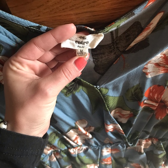 HP🎉 NWOT 🌺 Floral Boutique Romper- size M - Picture 4 of 7